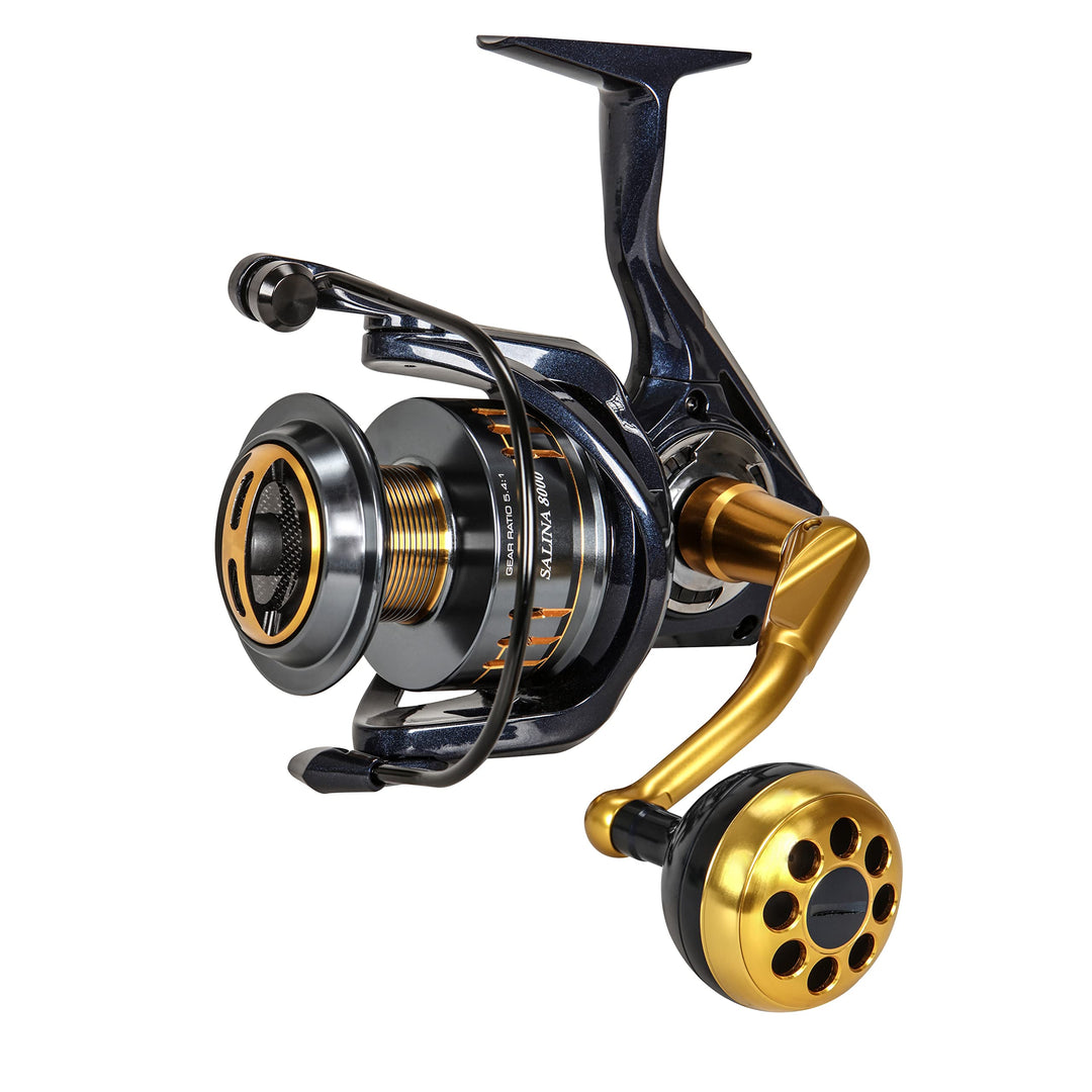 Okuma Salina Litecast Aluminium 7BB Salzwasser Spinnrolle Sa-4000ha: 190 m - 5,4 kg, 4000 Sa-4000ha: