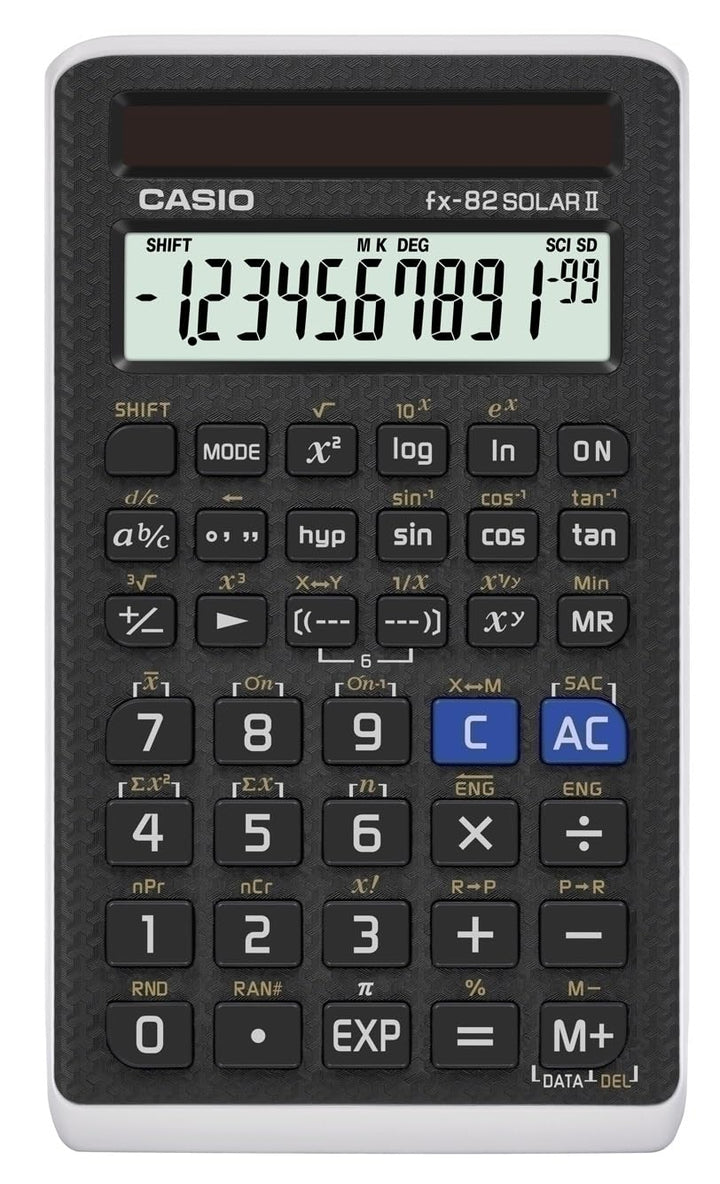 Casio fx-82 Solar II Standard Schulrechner, Standard Schulrechner
