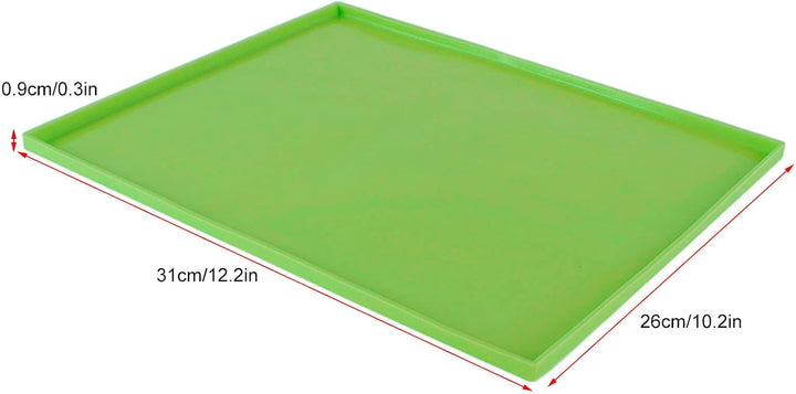 4 Stück Silikon-Tabletts zum Backen, Silikon-Dörrmatten, Trocknermatten für die Küchentheke, wiederv