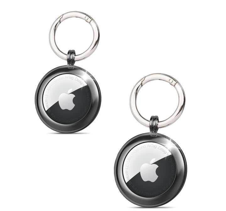 AirTag-Schlüsselanhänger aus Metall, kompatibel mit Apple AirTag, Airtag-Stossstange, Apple AirTag-H