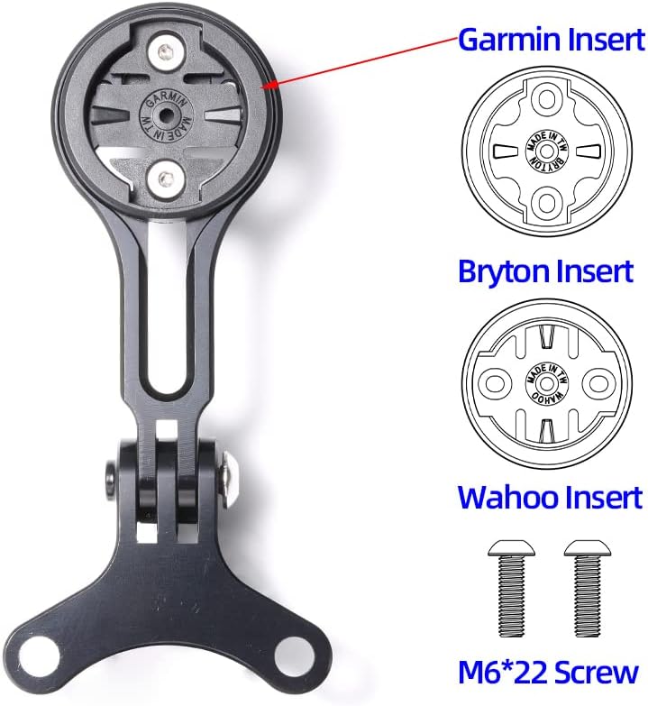 Cestbon Out Fahrrad-Lenkervorbau für Garmin Wahoo Bryton Rider Stages Dash Hammerhead kompatibel mit