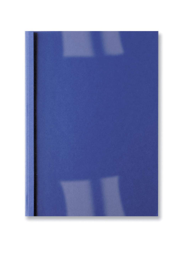 GBC LeatherGrain Thermo-Bindemappen, 100 Stück, A4, königsblau, 1.5mm Königsblau 1.5 mm, Königsblau