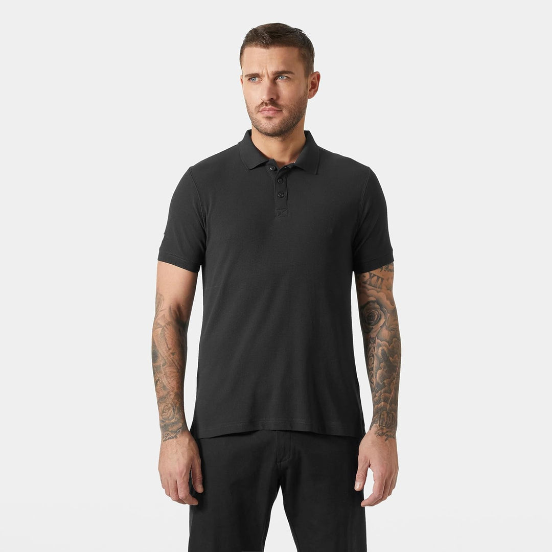 Helly Hansen Herren Crewline Poloshirt XS Schwarz, XS Schwarz