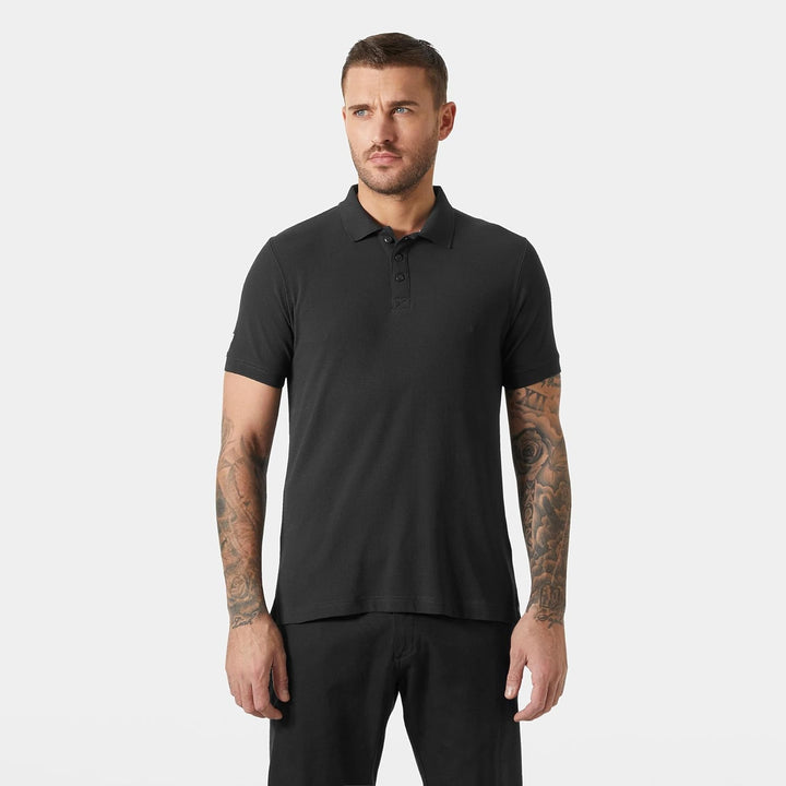 Helly Hansen Herren Crewline Poloshirt XS Schwarz, XS Schwarz