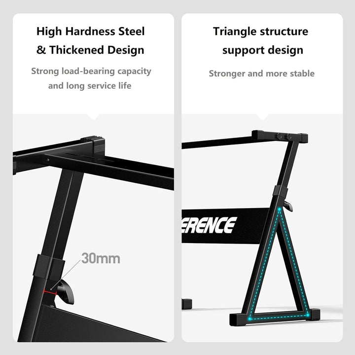 TERENCE Piano Keyboard Ständer Z-Stil Klavierständer Verstellbar 7-stufig einstellbar Höhe 57-80cm H