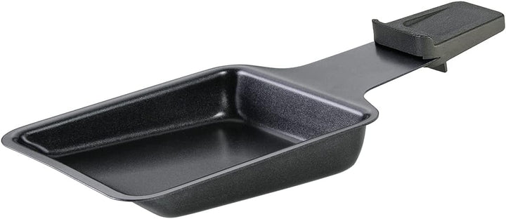 Spring Raclette Compact Pfännchen 4 Stück, Edelstahl, schwarz, 4.6 x 12 x 21.2 cm