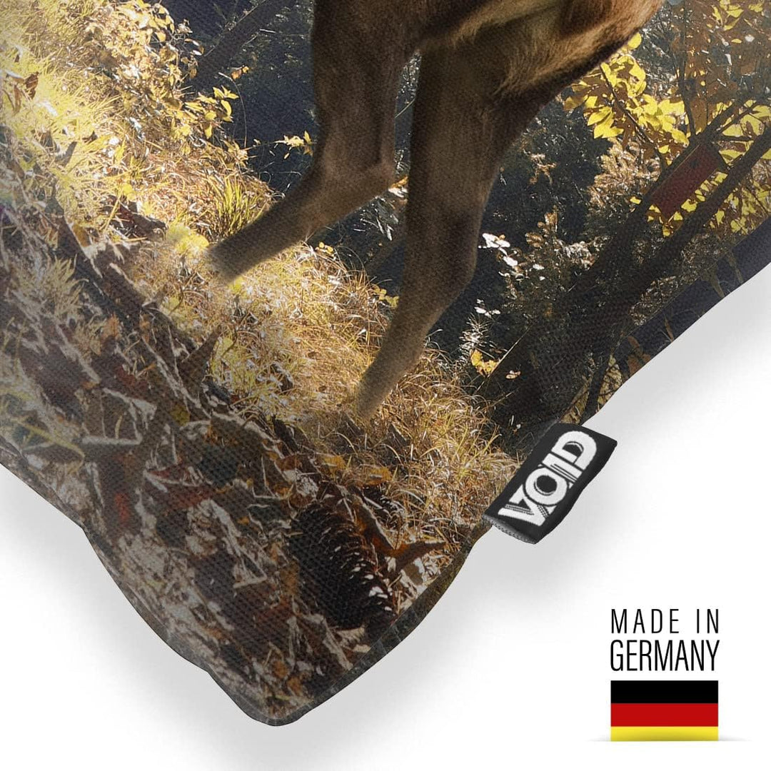 VOID Hirsch Wald Herbst Kissenbezug Kissenhülle Sofakissen Kissen Deko Weihnachten Winter Weihnachts