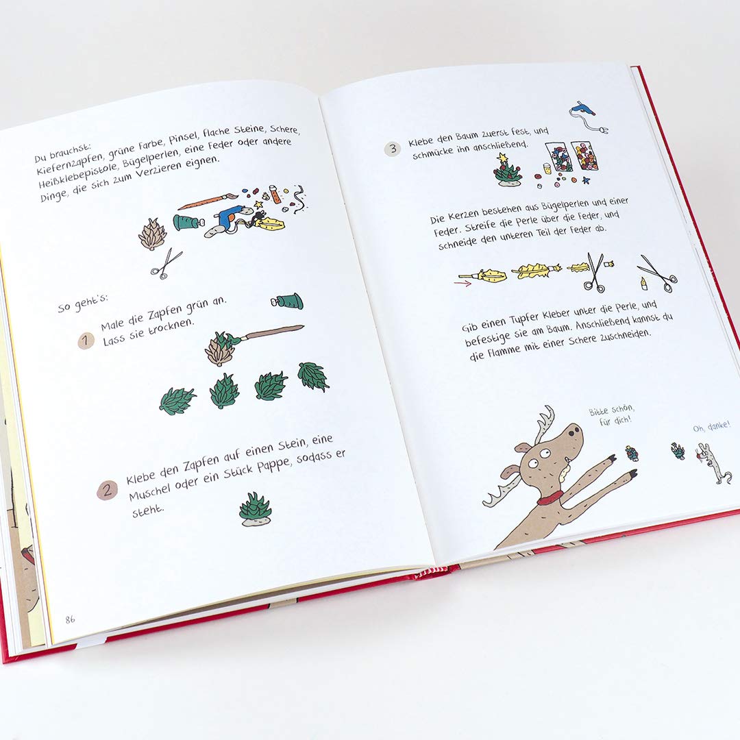 Wir basteln uns durch den Advent: Rentier Ole hilft, Gebundenes Buch