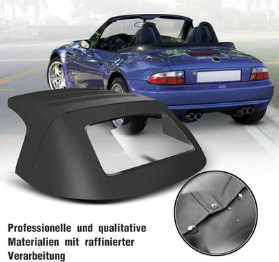 Frankberg Cabrioverdeck Softtop Verdeckbezug Schwarz für Z3 Roadster E36 1.8L-3.2L 1995-2003 5431841