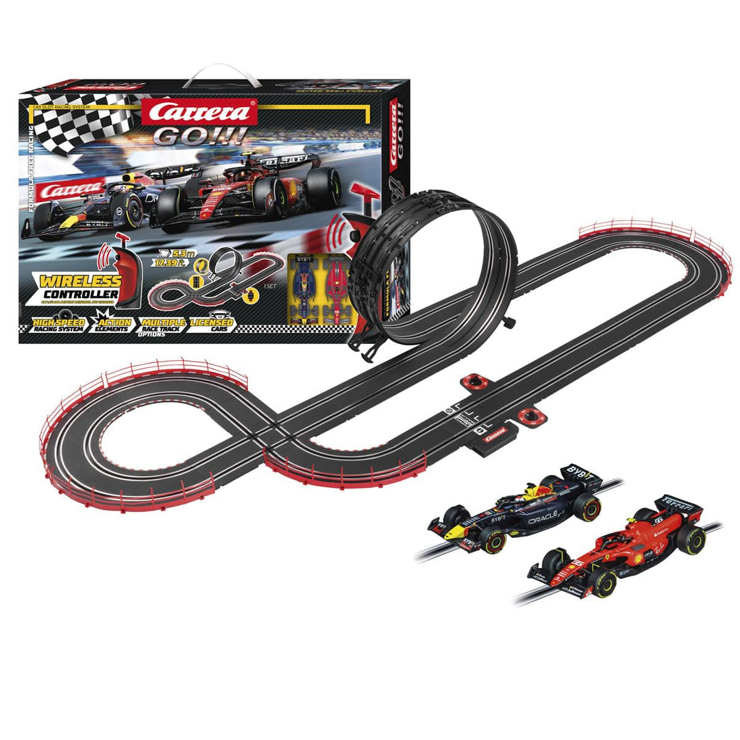 Carrera - 20062581 - Carrera GO!!! Formula Free Racing (Wireless) Rennbahn-Set I Rennbahn mit lizens