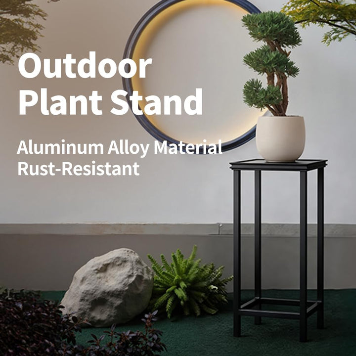 Pflanzenständer Blumenständer Draussen& Innen Aluminium, Blumenbank Pflanzen Blumenregal für Garten,