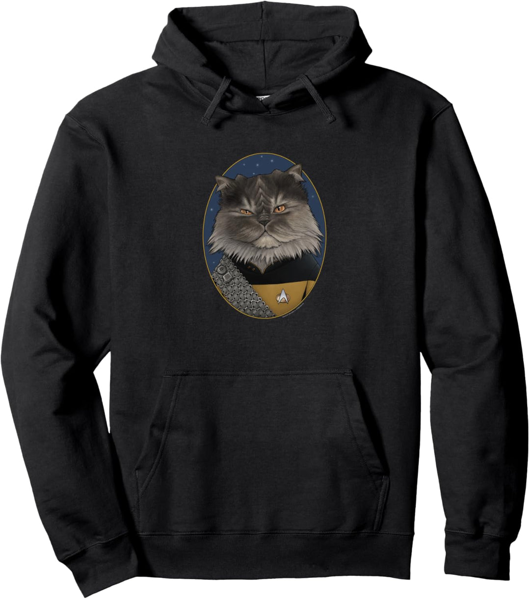Star Trek Worf Cat Formation Pullover Hoodie