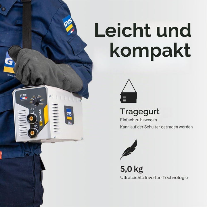 Abratools – Schweisser Inverter GYSMI 200P 371030794