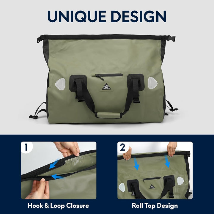 Wasserdichter Rucksack Dry Bag | wasserdichte Reisetasche Rucksack | Roll Top Seesack Wasserdicht fü