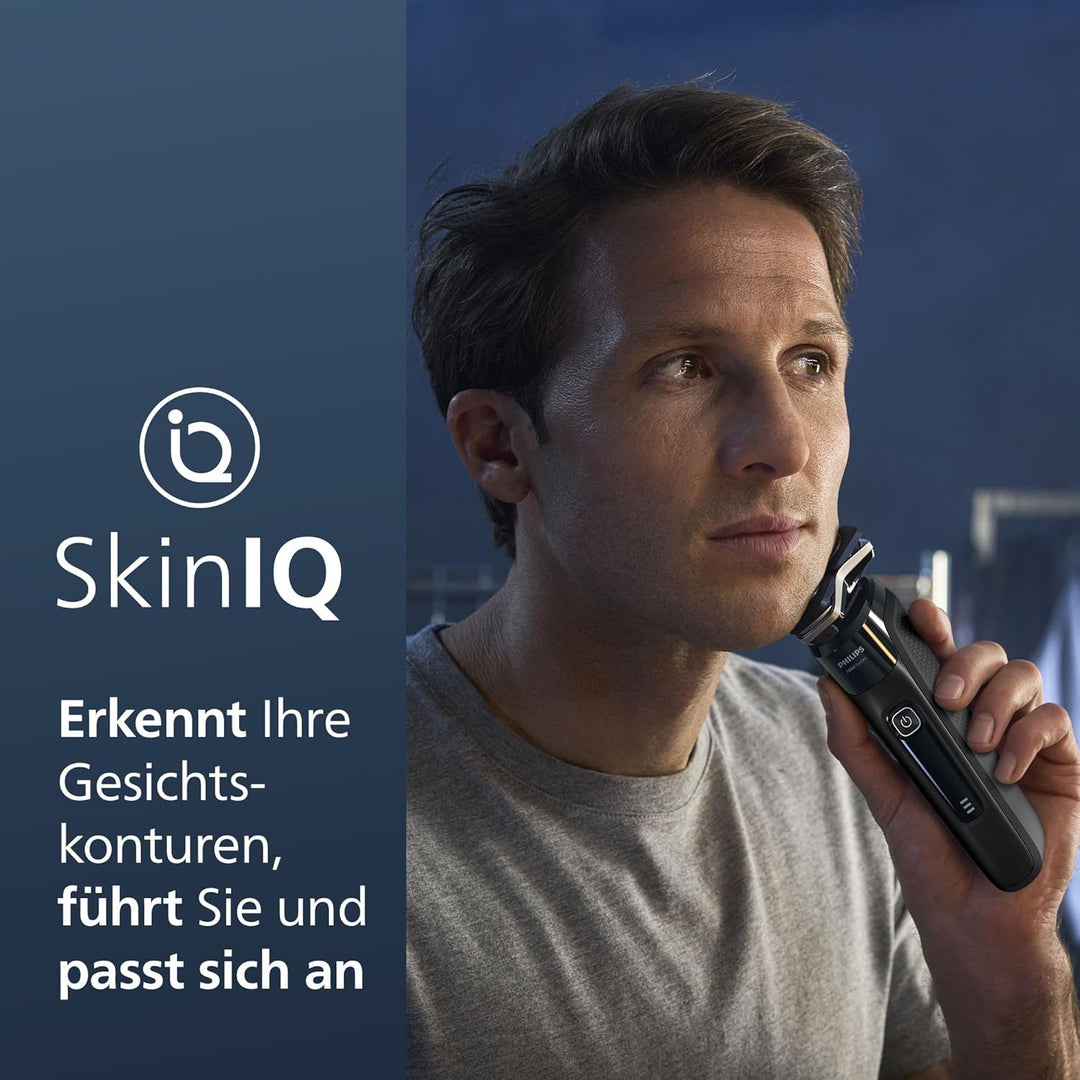 Philips Shaver Series 7000 – Elektrischer Nass- und Trockenrasierer für Herren mit ausklappbarem Tri