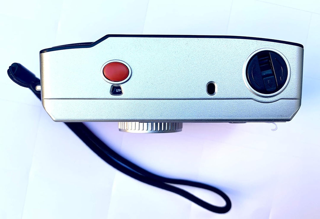 AgfaPhoto analoge 35mm Kleinbildfilm Foto Kamera rot + Schwarz/Weiss Bilder Film + Batterie rot Set