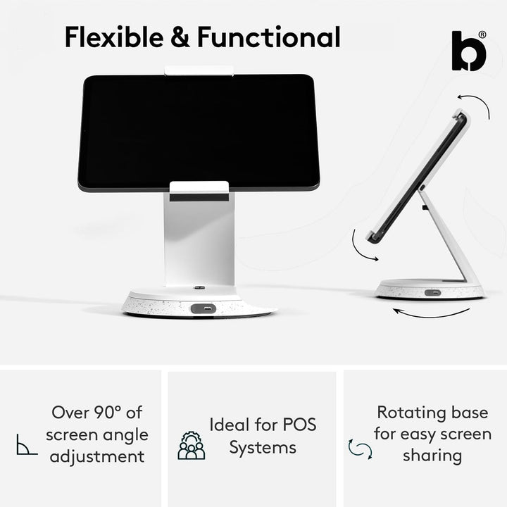 Bouncepad Eddy - universelle Tischhalterung kompatibel mit fast allen wichtigen iPads und Tablets, w