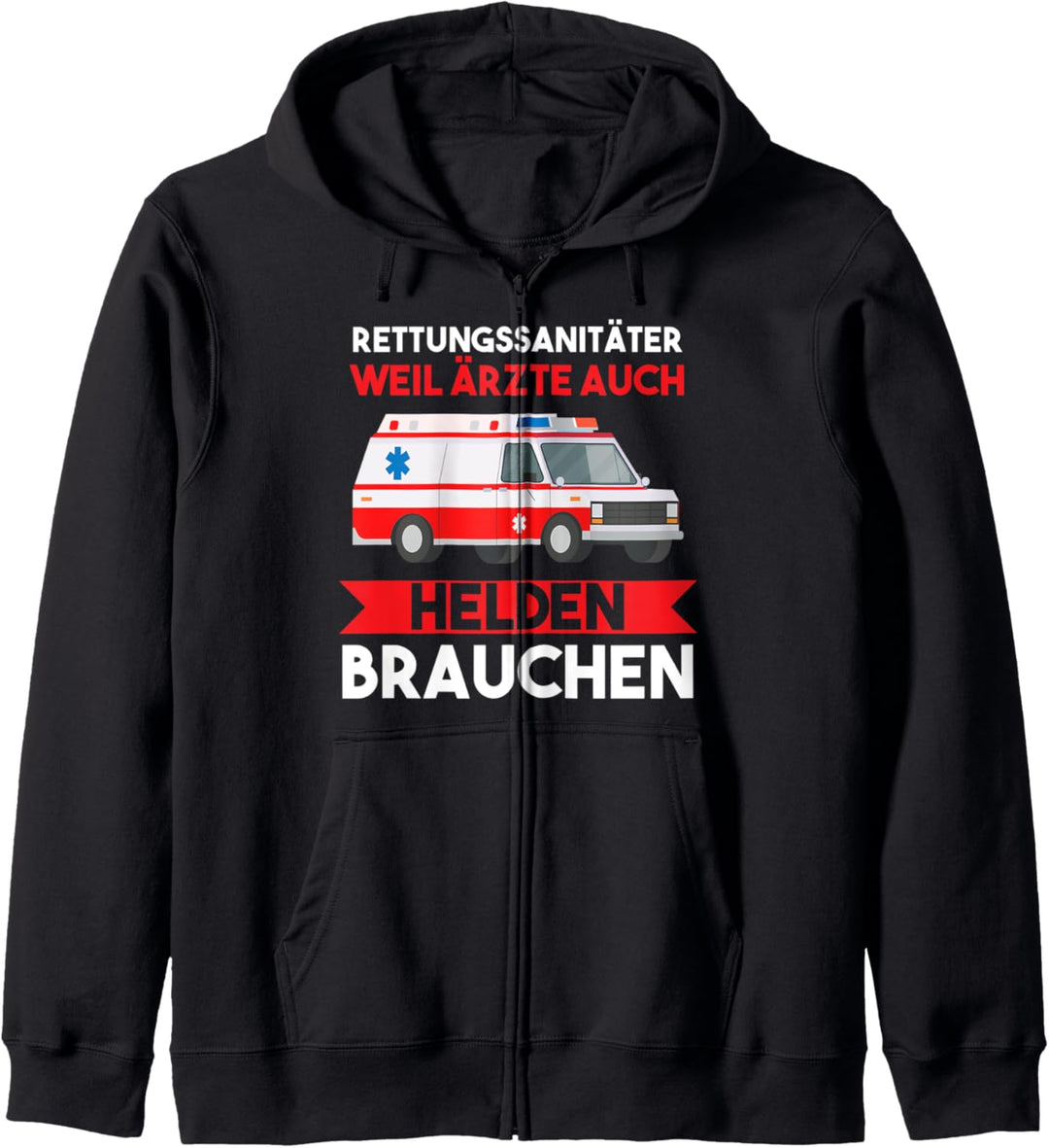 Rettungssanitäter Rettungsdienst Rettungshelfer Kapuzenjacke
