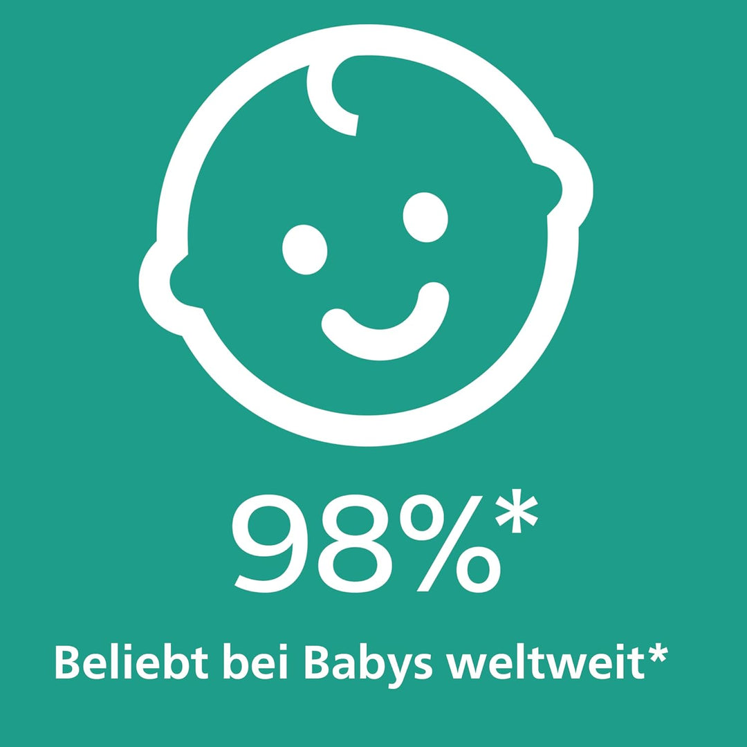 Philips Avent Packung mit 4 leichten, atmungsaktiven Ultra Air Schnullern: 2 leuchtende Schnuller un