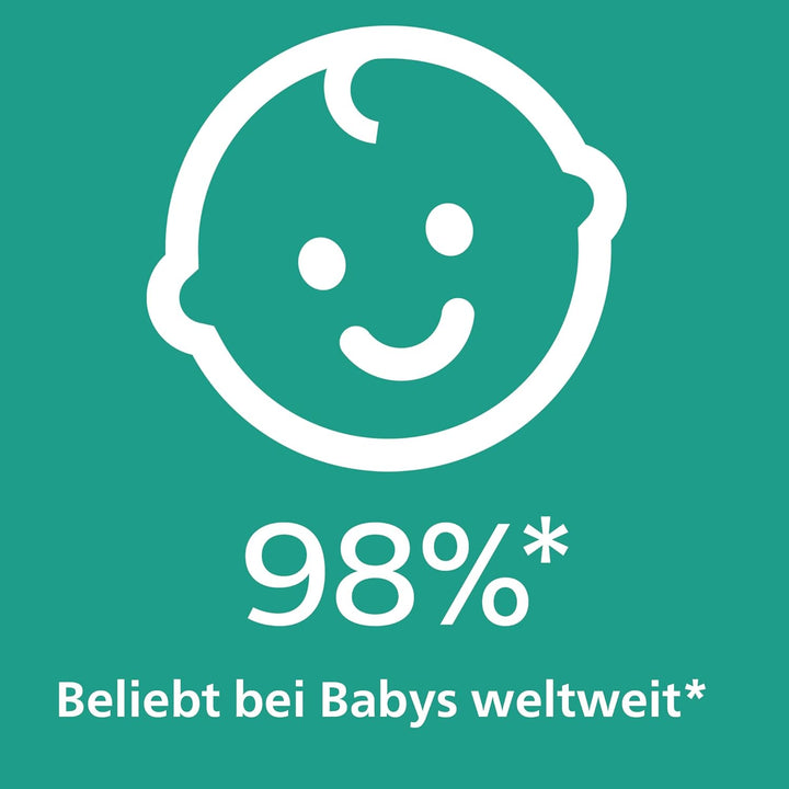 Philips Avent Packung mit 4 leichten, atmungsaktiven Ultra Air Schnullern: 2 leuchtende Schnuller un