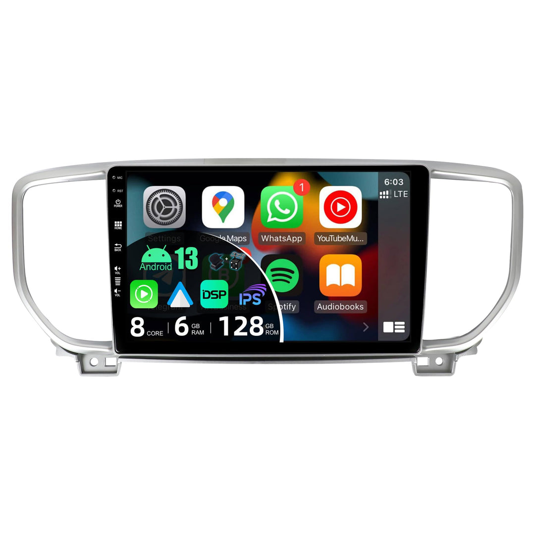 JOYX - [6G+128G] - Android 15 IPS Autoradio Passt für KIA KX5 / Sportage 4 (2016-2019) - Kabellos Ca