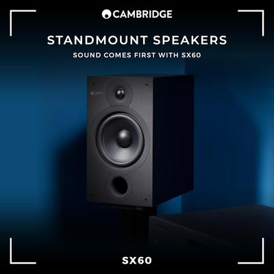 Cambridge Audio SX60 - Paar Passive, kabelgebundene Standlautsprecher für HiFi- oder Heimkinosysteme