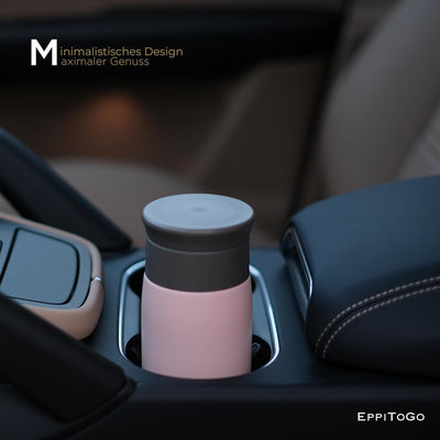 eppikan eppiToGo Edelstahl Thermobecher, Kaffee-to-go Becher, 350 ml, 500 ml Travel Mug, Autobecher,