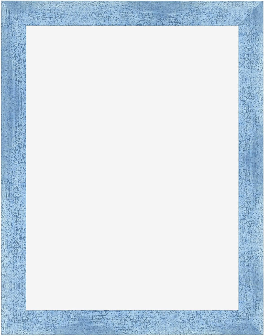 yd. Your Decoration - Bilderrahmen 75x100 cm - Hellblau Gewischt - Bilderrahmen aus MDF mit Acrylgla