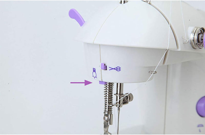 TopHomer Mini Nähmaschine Einstellbar Dual Power-Optionen mit Nachtlicht, Elektrische Reparaturmasch