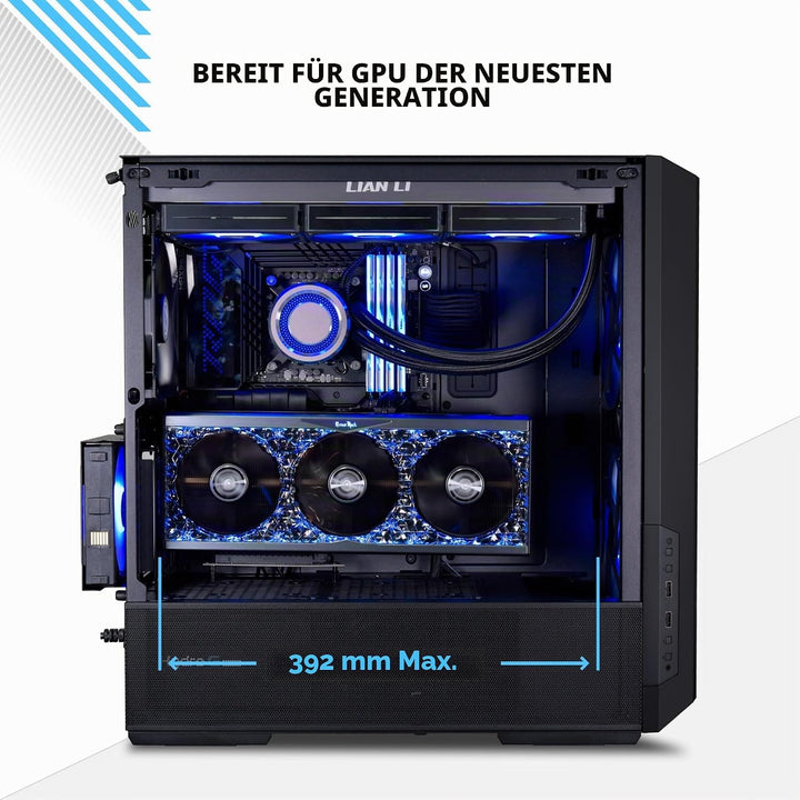 Lian Li LANCOOL 216 RGB, E-ATX-Gehäuse, Midi-Tower - weiss 216 White RGB, 216 White RGB