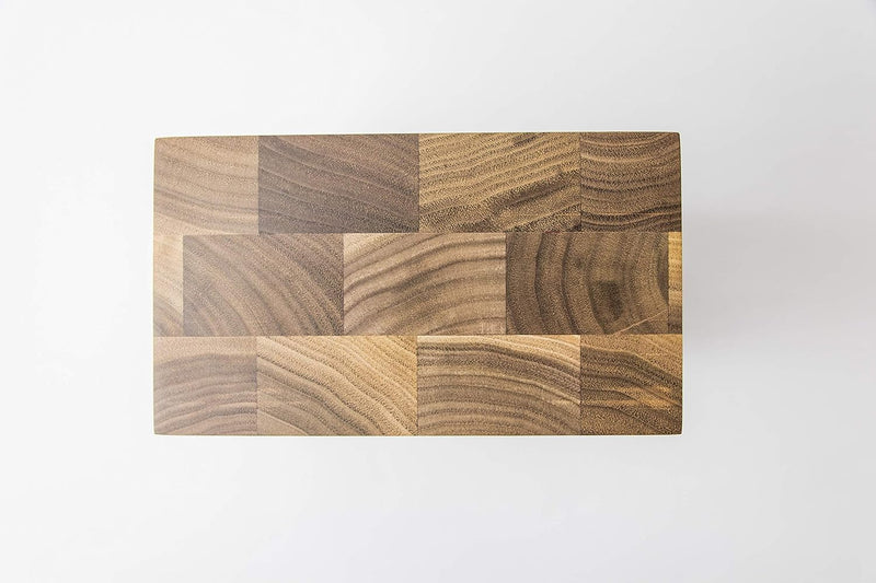 Schubica Messerblock BLOQ 701 unbestückt | Magnetblock Holz für 6 Messer | Nussbaum Messerleiste | M