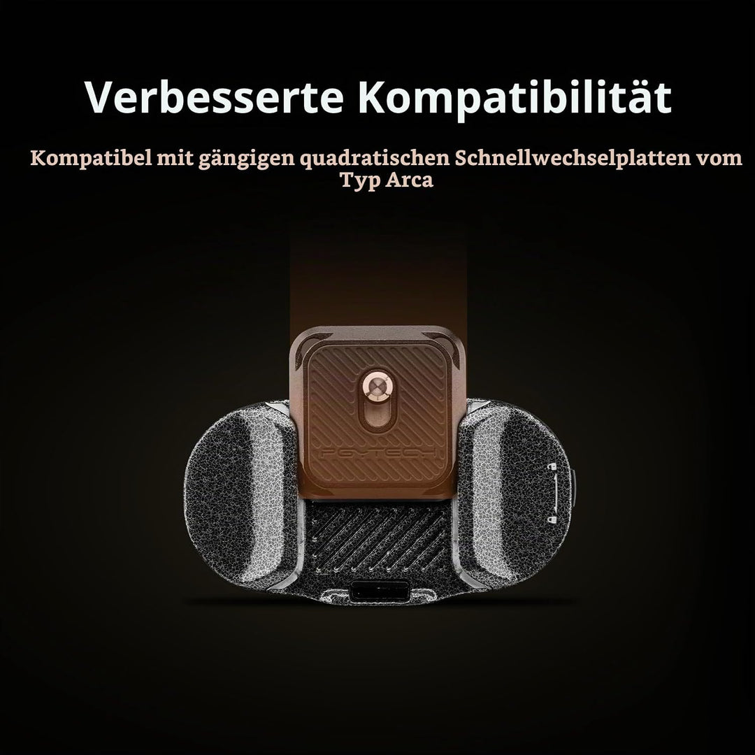 PGYTECH Beetle Kamera Clip V2 mit Platte Schnellwechselsystem für Sony, Nikon, Fuji, DSLR/SLR, Arca