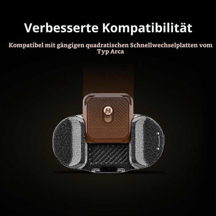 PGYTECH Beetle Kamera Clip V2 mit Platte Schnellwechselsystem für Sony, Nikon, Fuji, DSLR/SLR, Arca