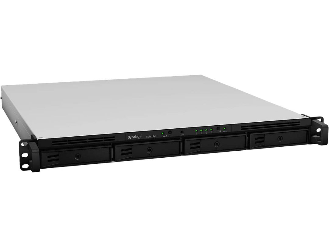 Synology NAS Rackstation (Diskless) (RS1619xs+) 4-Bay; 8GB DDR4 4-bay; 8GB DDR4 RS1619xs+, 4-bay; 8G