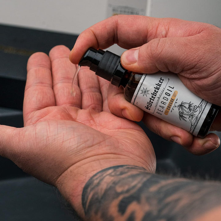 Störtebekker® Premium Bartöl Crusoe - tägliche Bartpflege für 3-Tage-Bart bis Vollbart - 50ml Beard