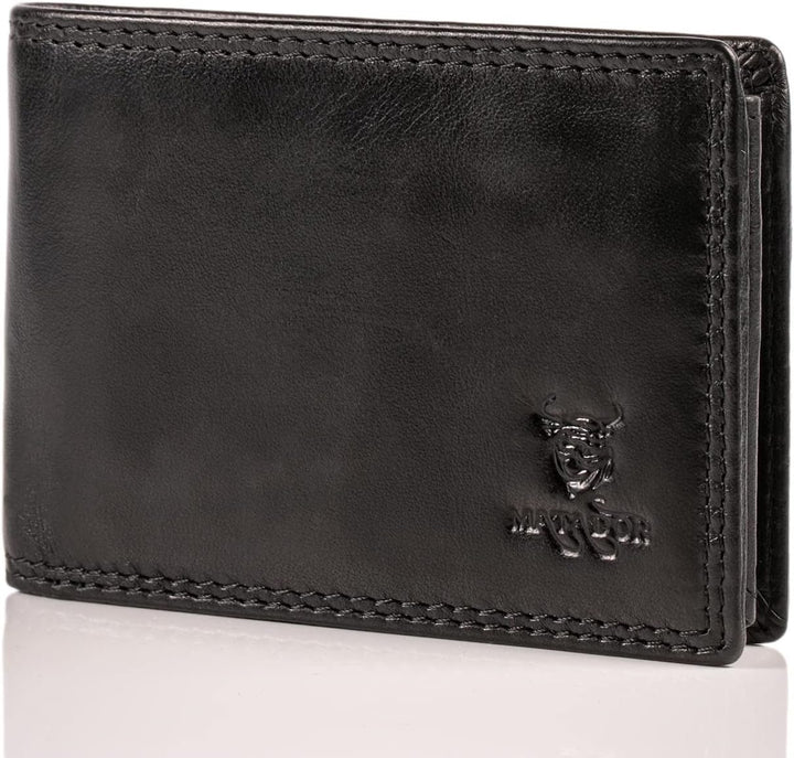 MATADOR Klein Geldbörse Herren Bilbao TüV geprüfter RFID Schutz Minimalist Wallet Männer Portemonnai
