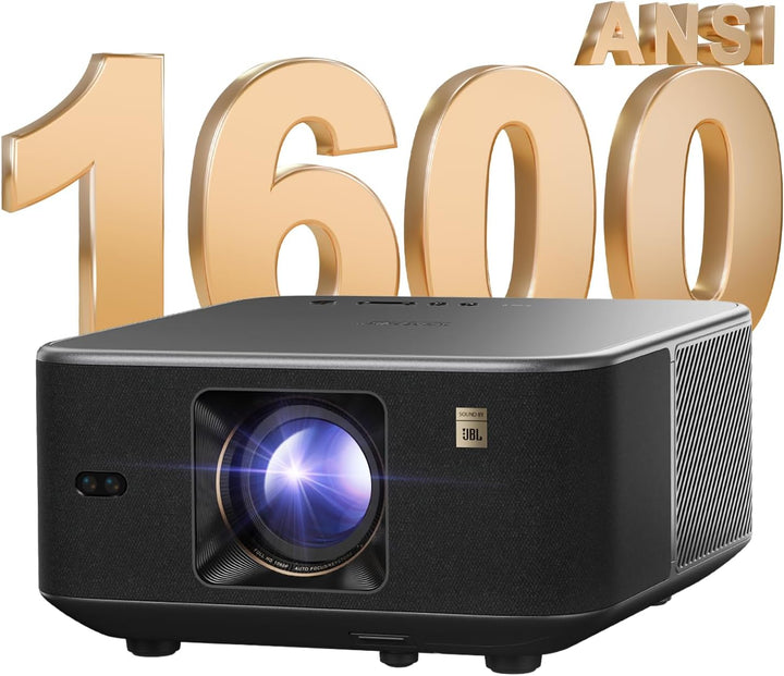 Yaber K3 Smart Beamer 【1600 ANSI & Google TV & Sound by JBL】 Tageslicht Beamer mit WiFi 6 & Bluetoot