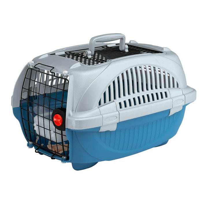 Ferplast Transportbox für Haustiere Hundebox für kleine Hunde und Katzen Atlas deluxe 10 Open, Trans