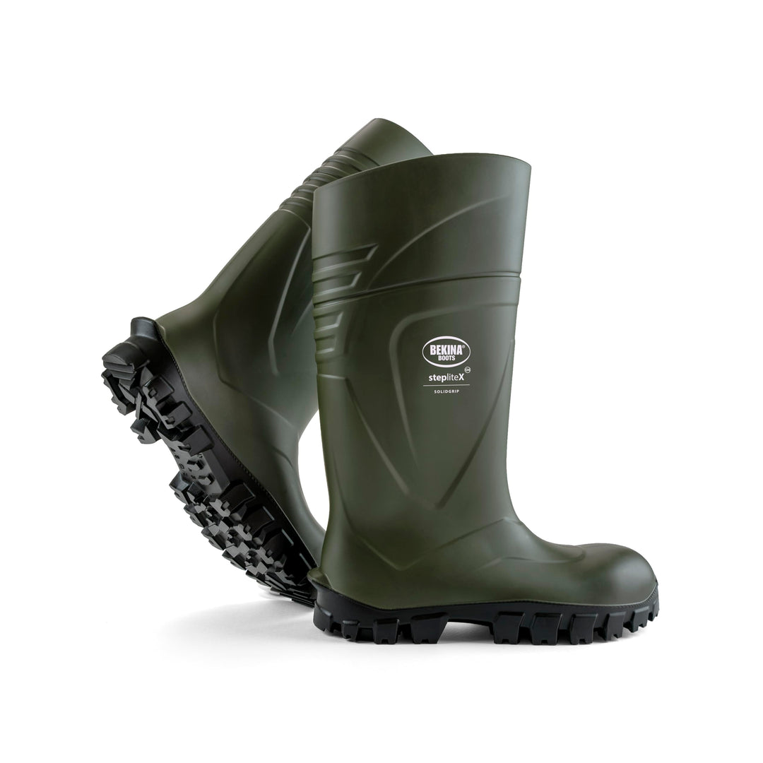 Bekina Steplite X O4 Robuste Sicherheitsstiefel für Herren und Damen ohne Stahlkappe, rutschfest, We