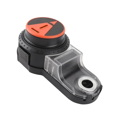 Universal Bohrstaubauffangbehälter mit Lithium-Batterie, Multifunktional, ABS, Schwarz-Orange, 500mA