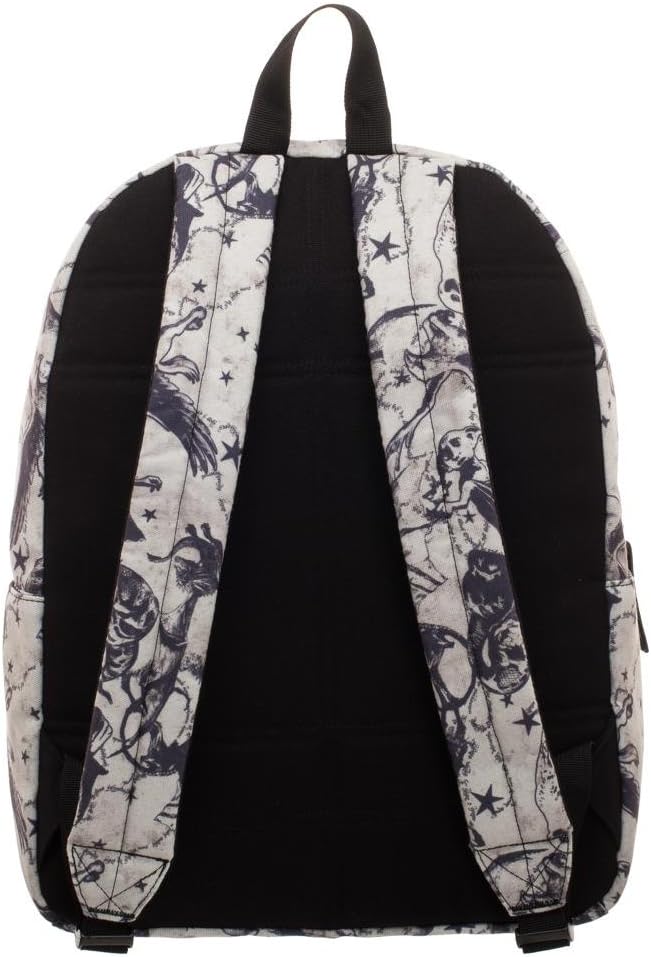Bioworld MERCHANDISING Sac à dos double zip officiel Harry Potter - Beasts Rucksack, 43 cm, Weiss (B
