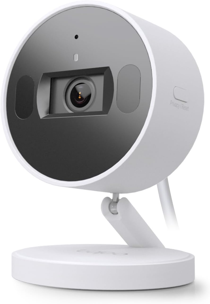 Tapo C125 überwachungskamera innen mit Magnetische Basis | 2K QHD, Physikalischer Privatsphärenmodus