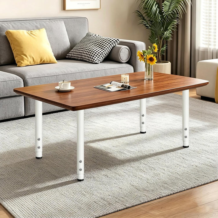 Jahof Verstellbares Tischbein, 55–90 cm, Home Office Möbel Schreibtischbein (1, Weiss) 1 Weiss, 1 We