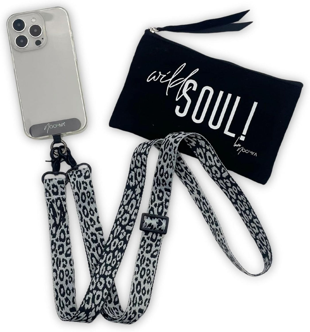 NOOMYA breite Handykette – Handyband universal zum Umhängen mit Adapter, Handy Band verstellbar & ab