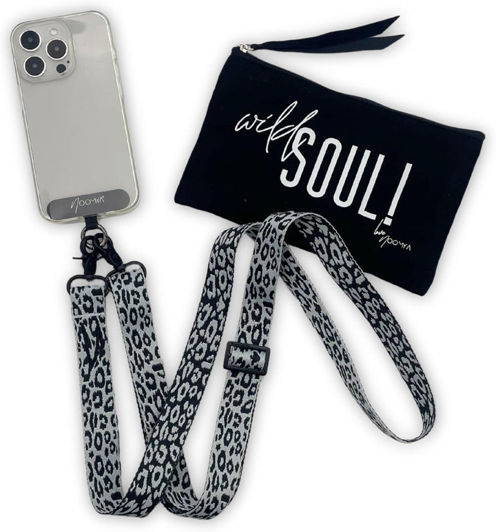 NOOMYA breite Handykette – Handyband universal zum Umhängen mit Adapter, Handy Band verstellbar & ab
