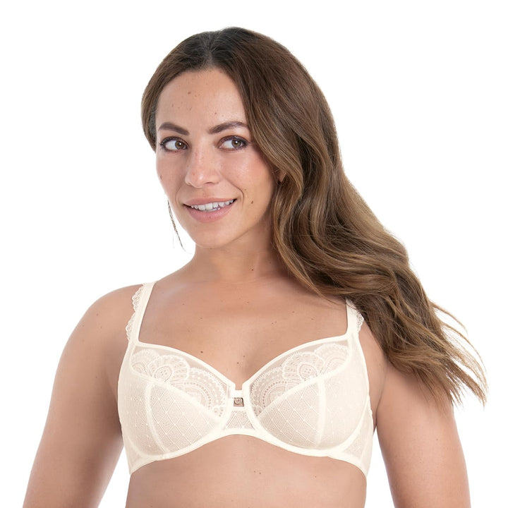 Rosa Faia by Anita Damen Bügel-BH Selma 5634 - Komfort-Spitzen-BH mit Zierstein – stützender Damen B