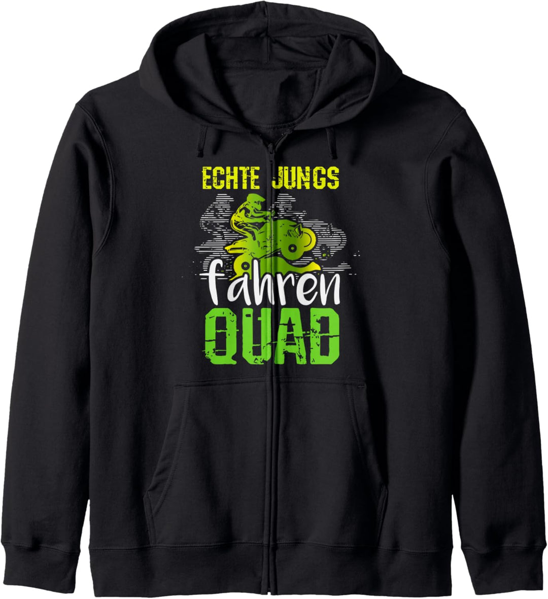 Echte Jungs fahren Quad, Lustiger Spruch Quad-Bike, Kinder Kapuzenjacke