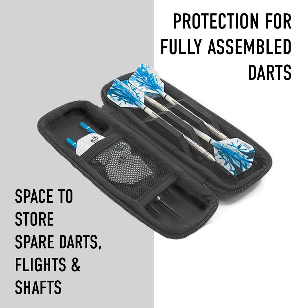 Harrows Darttasche Blaze 3 | Dartkoffer Darthalter I Dartkoffer für 3 Dartpfeile | Professionelles D