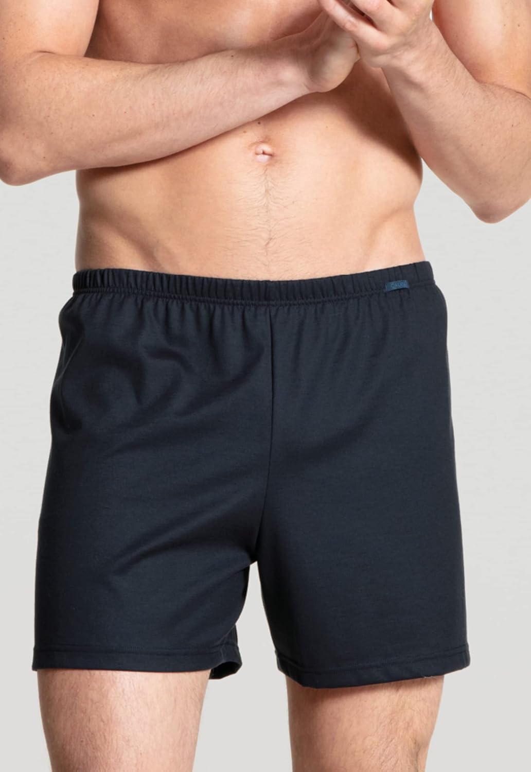 Calida Herren Prints Benefit Boxershorts, darkblue, 58-60