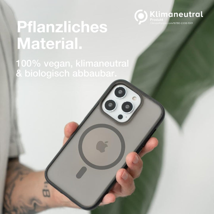 Woodcessories - iPhone 15 Pro Max Clear Case mit MagSafe | Transparente Handyhülle mit Kameraschutz